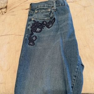 GAP embroider crop pants